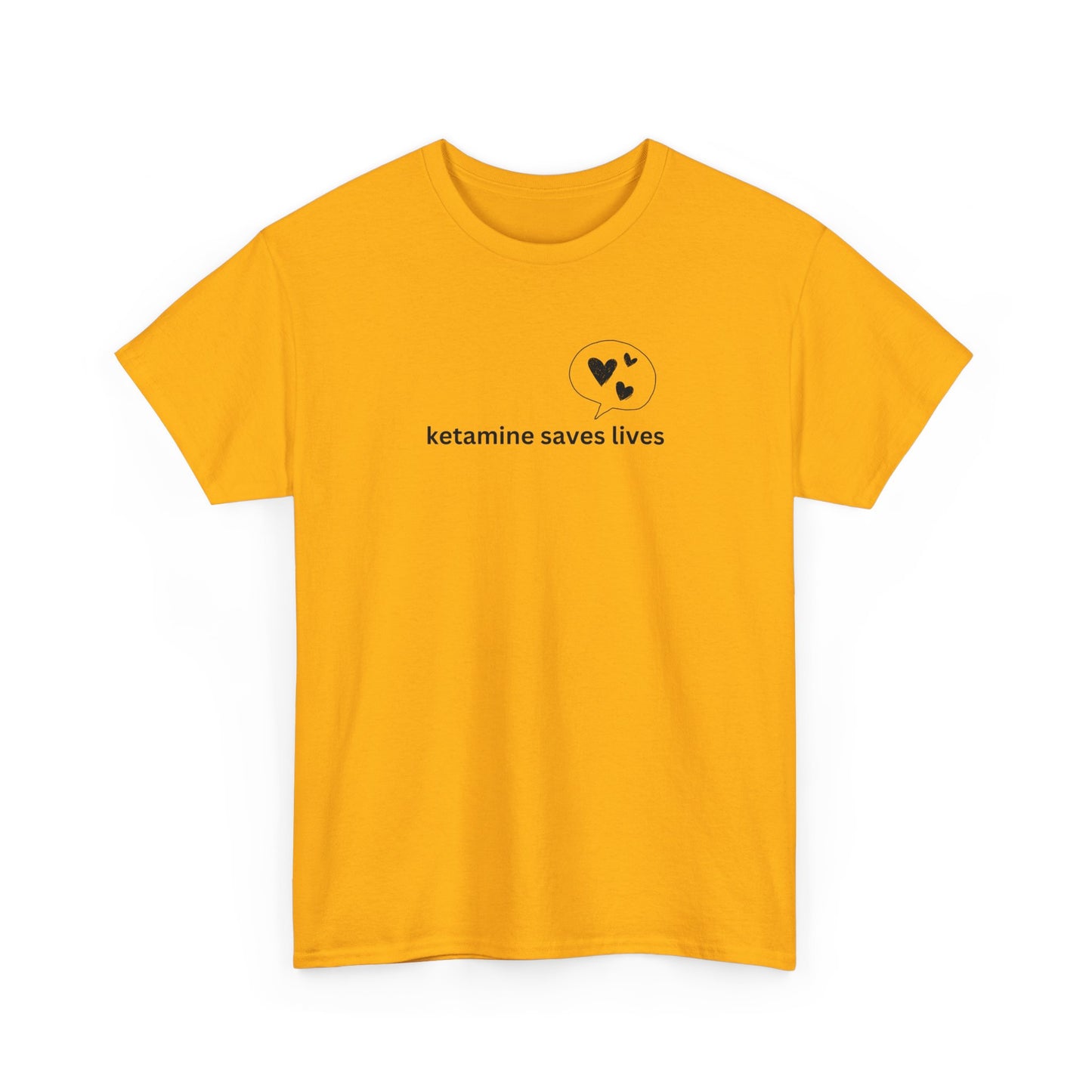 Ketamine saves lives unisex cotton t-shirt