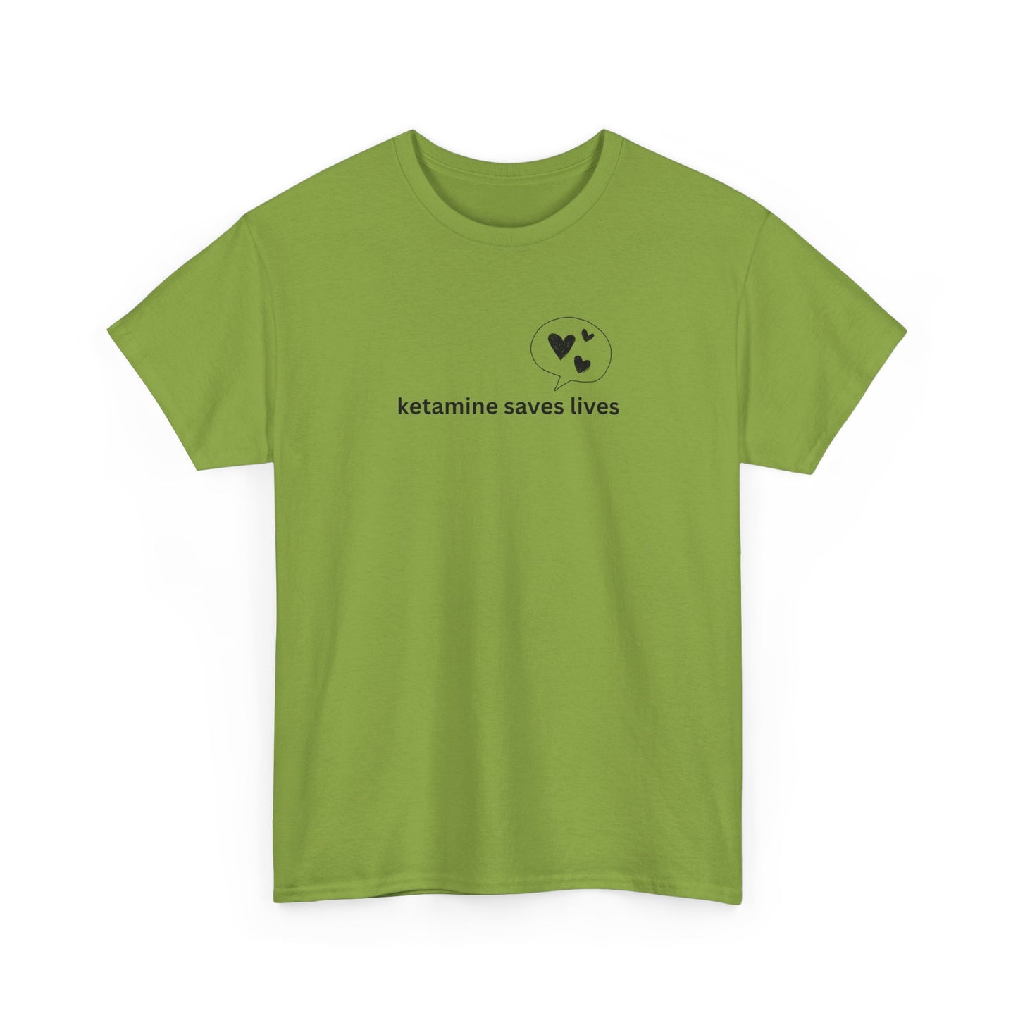 Ketamine saves lives unisex cotton t-shirt